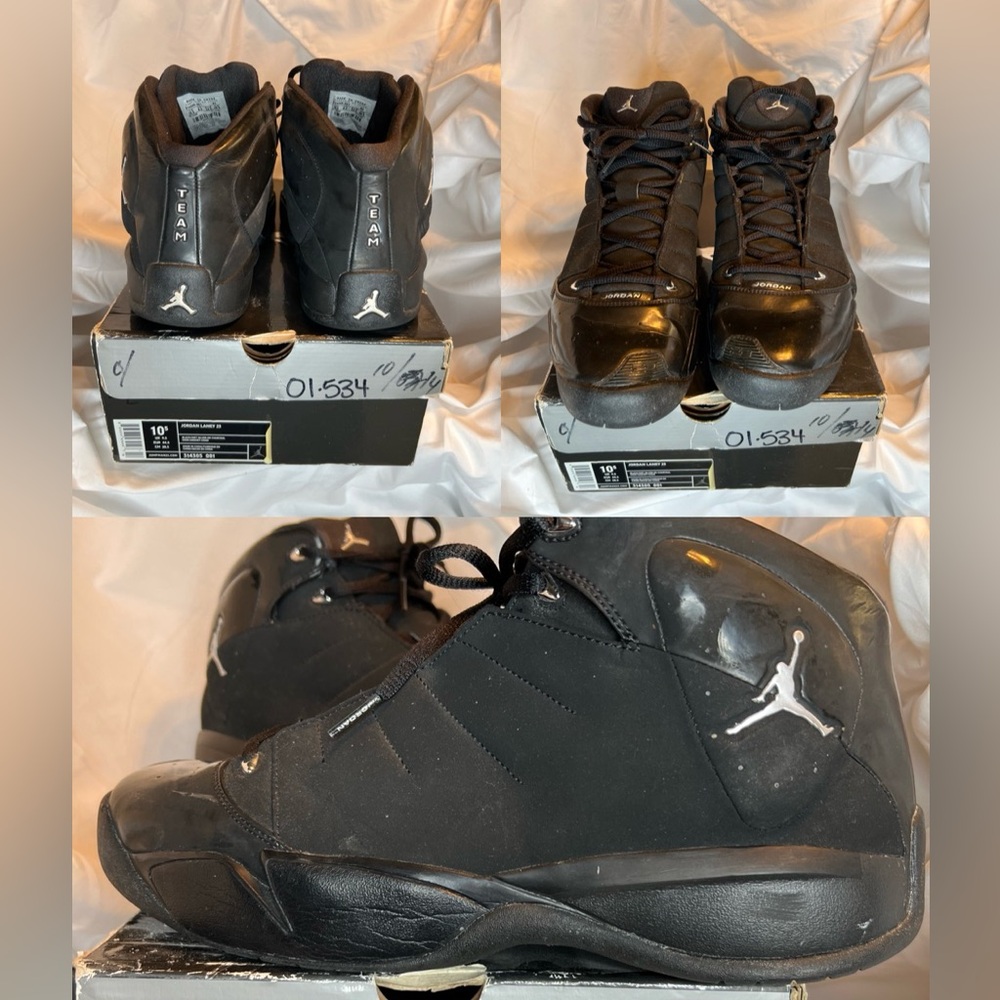 Jordan Laney 23. Black. Size 10.5. Barely worn.